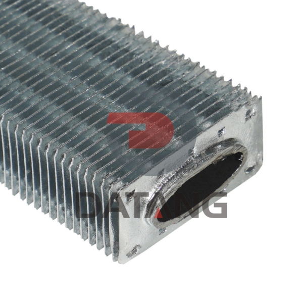 Elliptical Fin Tube With Rectangular Fins Oval Tube