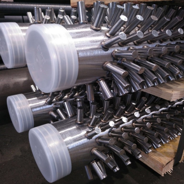 Studded Finned Tube Energy-Efficient Heat Exchange Component